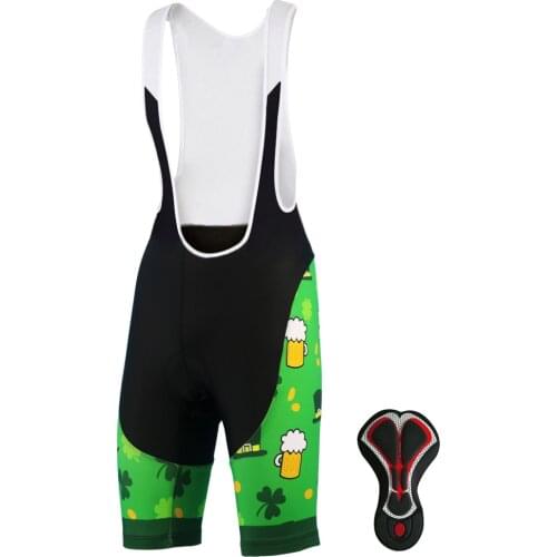 Beer Cycling Bib Shorts Culotte Ciclismo Hombre Bicicleta Highway Mountain Cycling Shorts Gel Pad