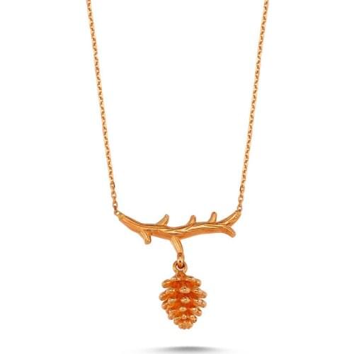 Symbol Gold Cone Necklace Rose Gold Comfortable Magnificent Fashion Special Design Best Quality Trendy Delicate Lady Party