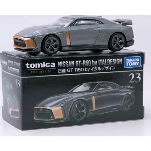 Takara Tomy Tomica Premium No.23 Nissan GT-R50 by Ital Design Scale 1/63 Diecast Car Model Toy for Boys