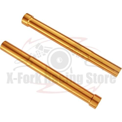 Front Outer Fork Tubes Pipes Gold Pair For YAMAHA MTN1000 MT-10 SP 2017-2018 527mm 2KS-23106-00-00 with Bushings