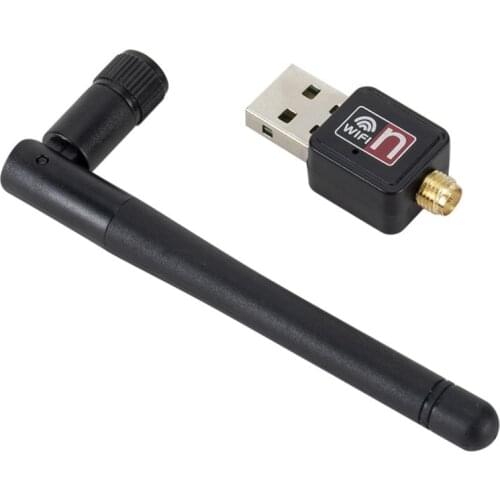 USB Wifi Adapter Mini Wireless Network Card Dongle with Additional Antenna for Desktop Laptop