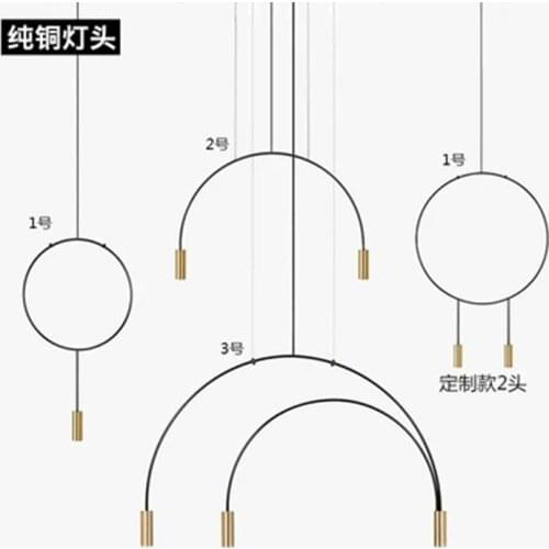 Vintage nordic led wall moon lamp hanging lamp lamparas de techo colgante moderna nordic decoration home avizeler hanglampen