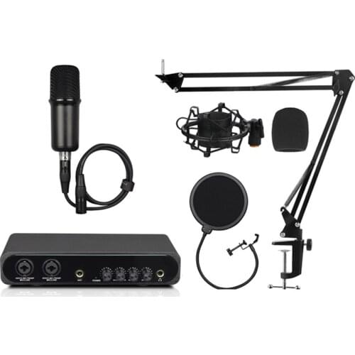 High level Professional rechargeable mobile phone computer use DSP mixer interface recording studio sound card audio interface