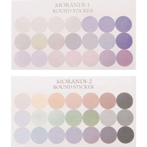 1 Sheet 23mm Round Dot Label Self Adhesive Sealing Sticker Scrapbooking Diary Decor Office School Suppliers Crafts Q0KA