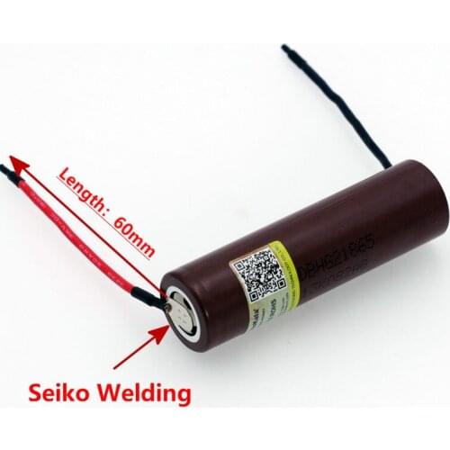 1 PCS.. Liitokala HG2 3000mAh Li-lon Battery 18650 3.7V Power Rechargeable Battery 20A Discharge+DIY Silica Gel Cable