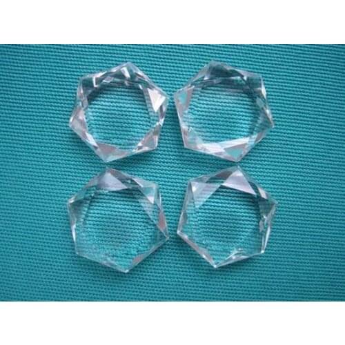 4 A+ Natural Clear Quartz Crystal Star Of David Carving ART 39g