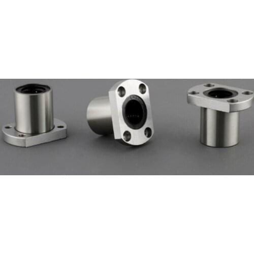 4PCS Linear rail slider flange linear bearing LMH6 LMH8 LMH10 LMH12 LMH13 LMH16 LMH20 LMH25 Double cut edge type High precision