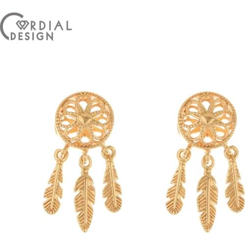 Cordial Design 20Pcs 11*27MM Jewelry Accessories/DIY Charms/Genuine Gold Plating/Pendant/Hand Made/Jewelry Findings & Component