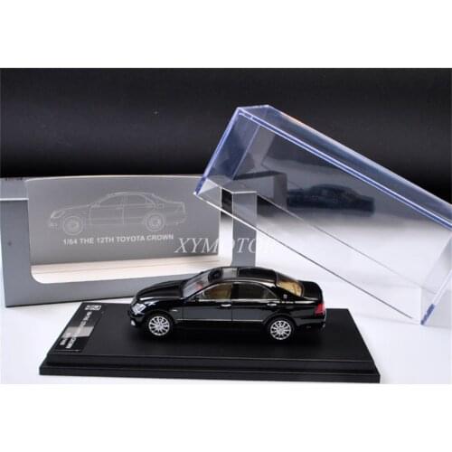 Dcm 1/64 For Toyota CROWN 12th generation Metal Diecast Model Car Kids Gifts Black/White Collection Display Ornaments