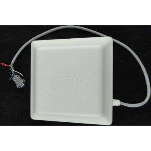 Vehicle parking UHF RFID card reader 6m long distance range with 8dbi Antenna RS232/RS485/Wiegand Read Integrative UHF Reader