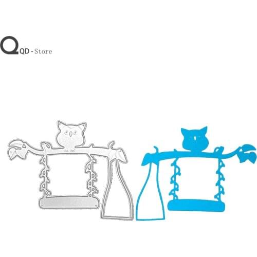 Scrapbook Childrens Educational Owl Metal Cutting Dies Handmade Tools DIY Card Make Mould Model Craft Decoration New 2021