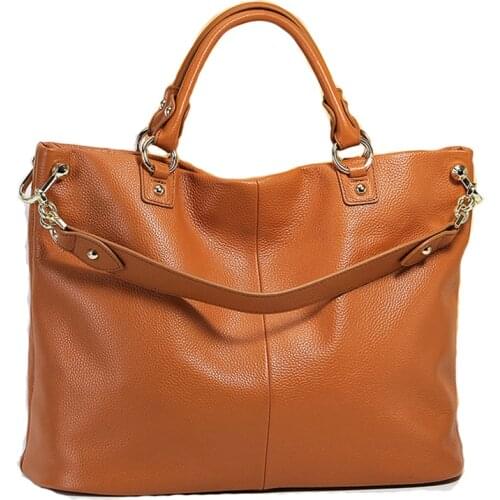Womens Soft Genuine Leather Tote Bag Top Satchel Purses large Women Handbags Luxury Casual shoulder Bags for Women