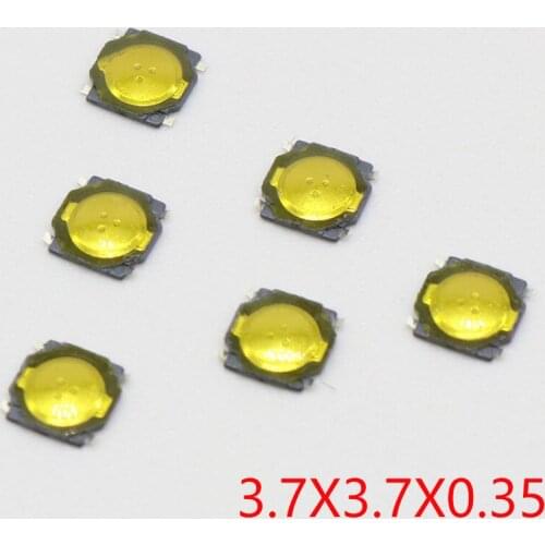 20pcs 3.7X3.7X0.35 SMD Tactile Tact Mini Push Button Switch Micro Switch Momentary SMD-4 20PCS/lot 3.7*3.7*0.35 4X4 4*4 TS-032D