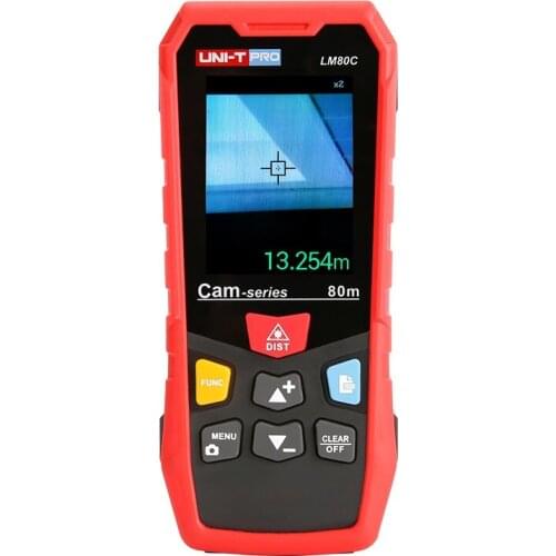 UNI-T LM80C/LM120C/LM200C camera color screen Laser Distance Meter (Pro C Edition); 80/120/200m high precision electronic ruler