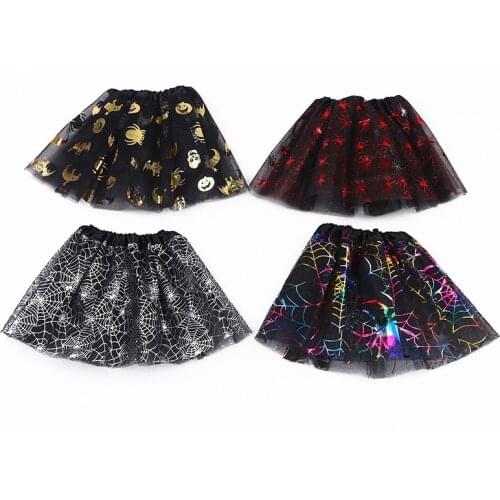 Halloween Baby Girls Tutu Skirt Pumpkin Print Toddler Girls Kids Clothes 2020 Mini Short Little Girl Birthday Christmas Pleated