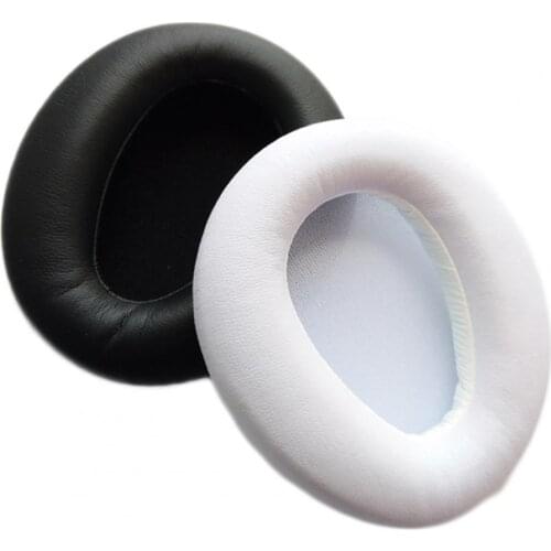 1 Pair Headphone Cushions Noise-insulation Replaceable Elastic Faux Leather Gaming Headset Pads for Sony MDR-10R MDR-10RBT MDR-1