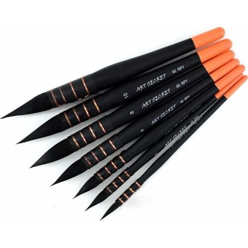 1Piece Nylon Hair Watercolor Paint Brush Ancient Rhyme Style Acrylic Painting Brush Art Supplies 40RT