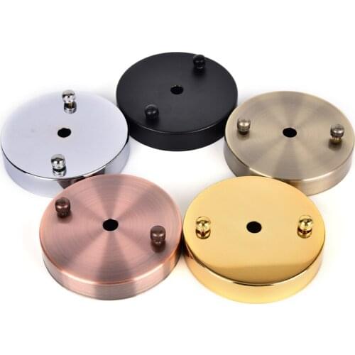 100mm Ceiling Canopy Wall Sconce Mount LED Base Vintage Pendant Light Lamp Disc Base