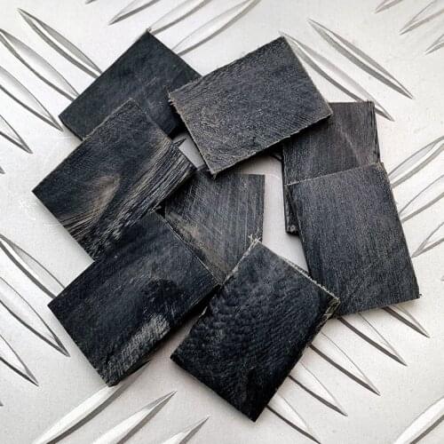 2pcs Black buffalo horn Knife handle patch washer Gasket