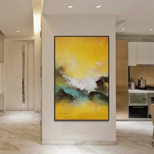 Handpainted Abstract Home Decor Abstract landscape Modern Wall Home Wall Pictures Oil Painting on Canvas For Living Room