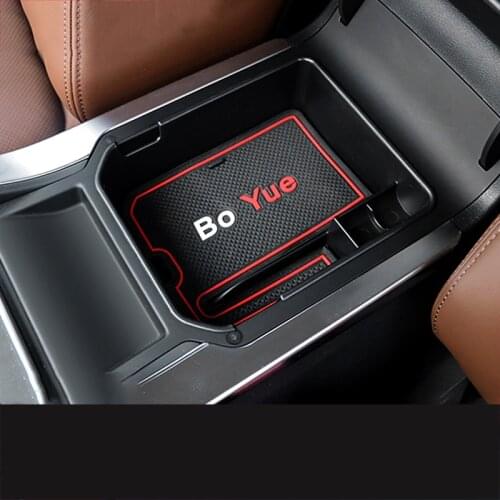 Car Center Console Armrest Plate Storage Box Decoration for Geely Azkarra Boyue Pro 2020 2021 Interior Accessories Sort Case
