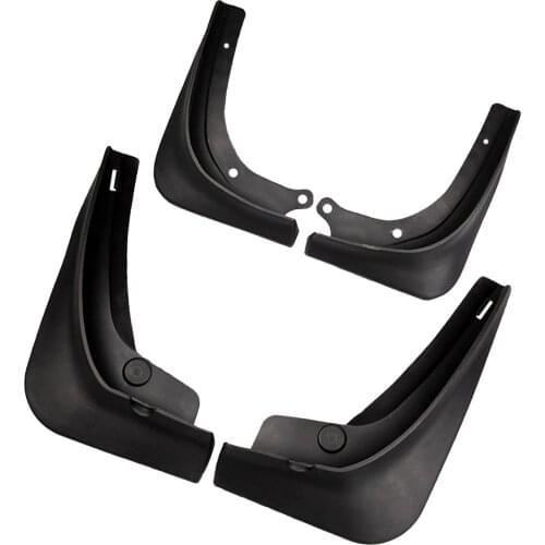 4x Front Rear Mud Flap Mudflap Fender Splash Guards Compatible with Tesla Model 3 2016-2019 - Black