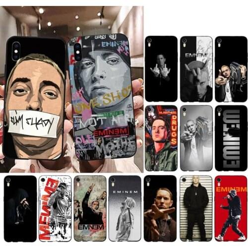 FHNBLJ Marshall Mathers Eminem Phone Case for iPhone 11 12 pro XS MAX 8 7 6 6S Plus X 5S SE 2020 XR cover