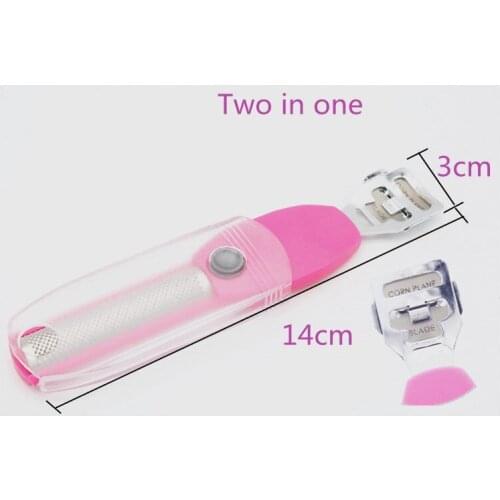 Two In One Foot Care Pedicure Machine Callous Hard Skin Cutter Cuticle Remover Shaver +Foot File Solingen