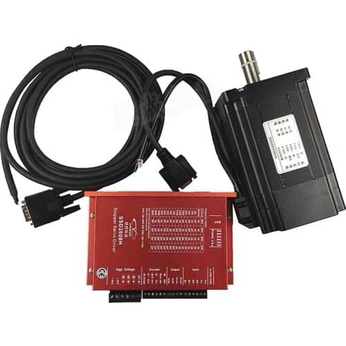 YAKO Nema34 2 Phase Closed-loop stepper servo motor 8.0N.m YK286EC118A1 and driver SD2608H