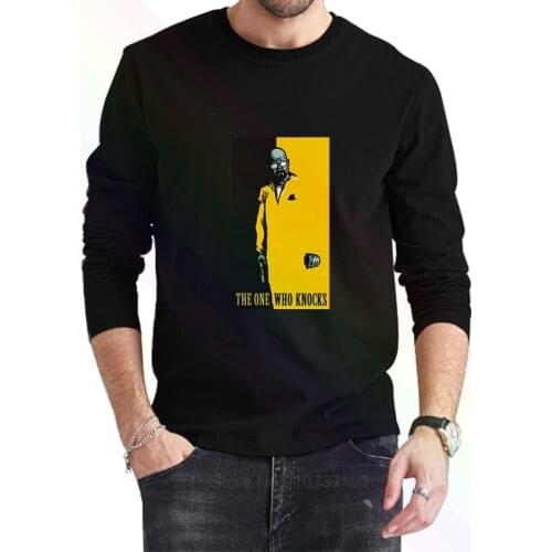 Evolution of Walter White Breaking Bad Logo T-Shirt 2021 Newest Summer Mens Long Sleeve Popular Tees Shirt Tops Novel Unisex