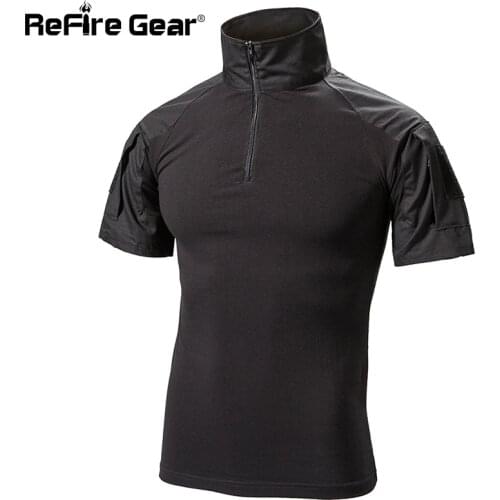 Summer Camouflage Army Tactical T Shirt Men Short Sleeve Soldiers Combat Military T-shirt Multicam Clothing Cotton Camo T Shirts