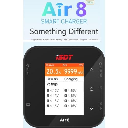 ISDT Q8 BattGo 500W 20A Q6 Nano High Power Battery Balance Charger Discharger for 1-8S Lipo Battery for RC FPV Drone