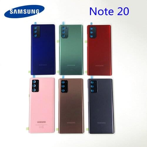 SAMSUNG Galaxy Note 20 N980 N980F SN980F/DS Battery Cover Housing Cover Back Case Note20 Original Replacement