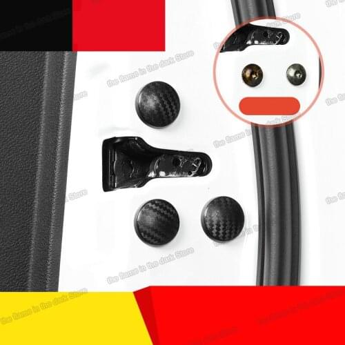 Lsrtw2017 Abs Car Door Lock Screw Cover Trims for Geely Azkarra Boyue Pro Atlas Emgrand 2020 2021 Accessories