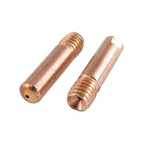 20 Pcs Copper Tone Welding Solder Torch Nozzle 0.8/1.0/1.2mm Hole Tip Wgzwx