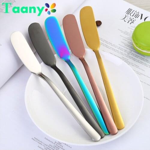Stainless Steel Butter Knife Pizza Hole Cheese Dessert Jam Knife Cutlery Cream Knifes Utensil Breakfast Tool Toast Kichen Tools
