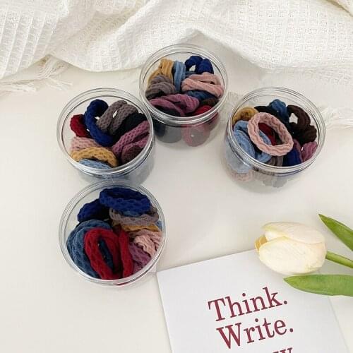 New 2021 Women Hair Rope Hair Accessories Scrunchy Elastic Hair Bands Girls decorations Headbands Rubber Band Gum For hair