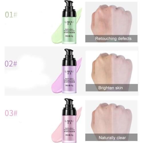 Makeup Primer Make Up Base Liquid Foundation Cover Blemishes Moisturizing Even Skin Color