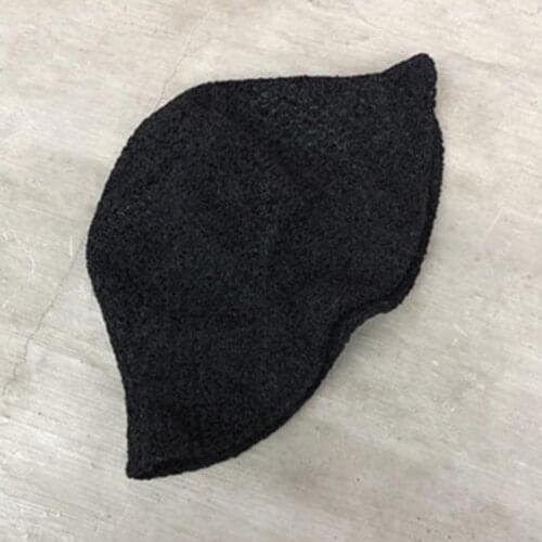 Caps Winter Fashion Women Solid Color Wide Brim Warm Casual Woolen Bucket Hat Cap