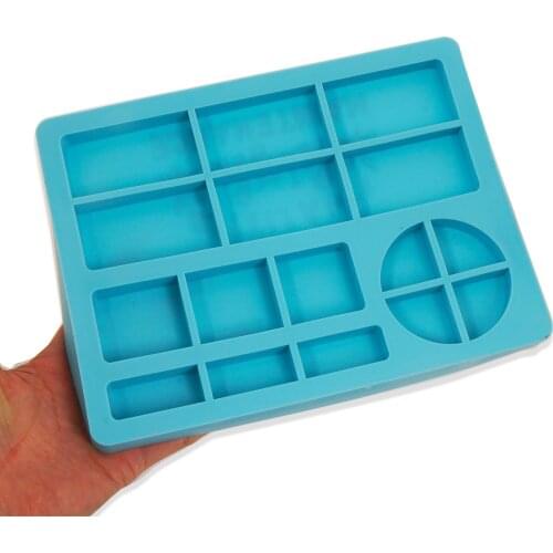 Silicone Rectangle Tray Mold Large Makeup Plate Mold DIY Makeup Tray 10365750