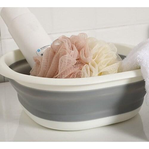 Foldable Washbasin Large Travel Portable Compressed Basin Travel Ultra-Light Household Water Basin Retractable Baby Bason NEW