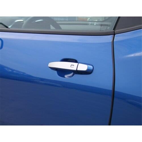 Yimaautotrims Auto Accessory Side Door Handle Molding Kit Trim 4 Pcs / Set Fit For Chevrolet Camaro 2016 2017 Metal Colorful