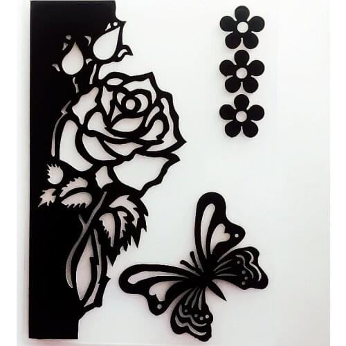 YLEF061 Flower Plastic Embossing Folder For Scrapbook Stencils DIY Photo Album Cards Making Decoration Scrapbooking Template