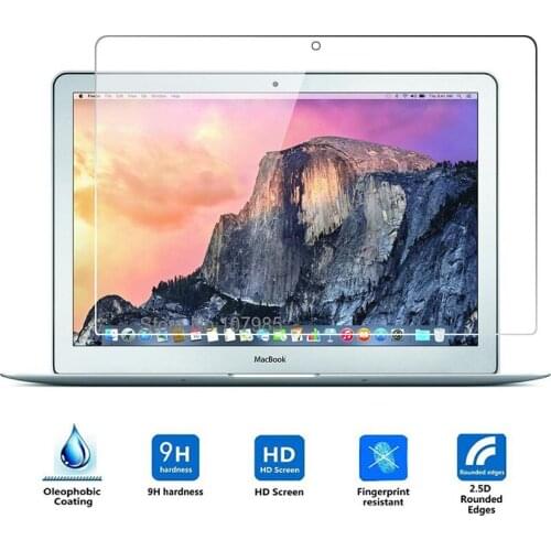 Glass Screen Protector for Macbook Air 13 inch 9H Tempered Glass Guard Film For Mac Book Air 13 model A1466 A1369