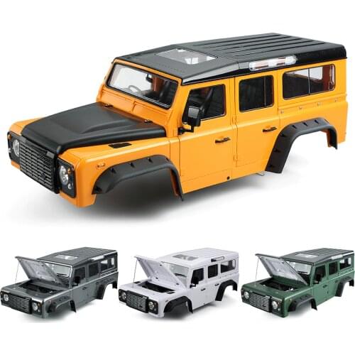 1/10 RC Crawler Defender D110 Hard Plastic 313mm Wheel base for Traxxas TRX4 Axial SCX10 ABSiMA CR3.4 Sherpa RGT 86100 GEN8