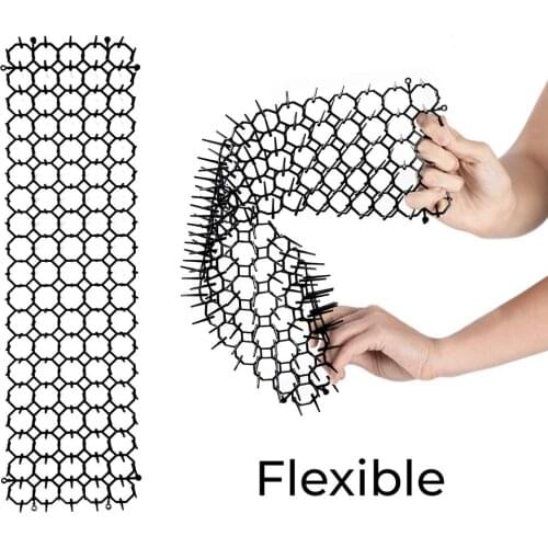 10Pcs 13cmx49cm Garden Prickle Strip Dig Stop Cat Repellent Deterrent Mat Spike Portable Anti-Cat Dog Outdoor Garden Supplies