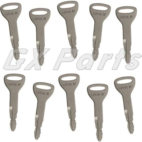 10 PCS A62597 162597 Ignition Keys 57591-23330-71 for Toyota Forklift