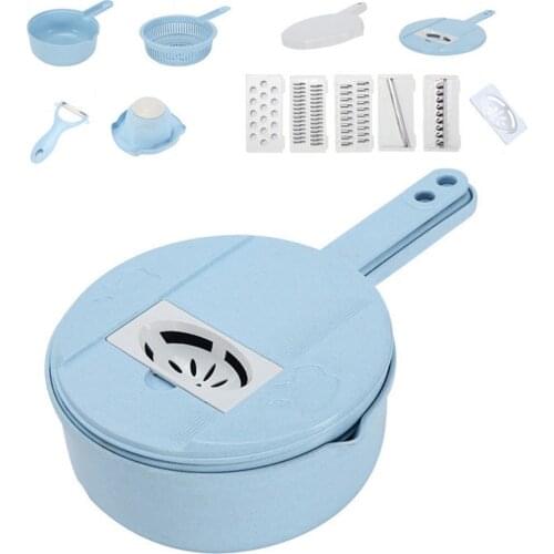 12PCS/set Fruit Shredders Slicers Kitchen Slicer Set Vegetable Cutter Fruit Peeler Chopper Convenient Healthy Slicing Tools