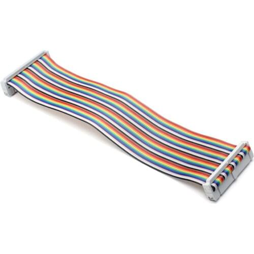 20cm 40P PIN Way GPIO Rainbow Ribbon Cable For Raspberry Pi Model B Model B+ Data Wire Connection Line DIY RC Toy