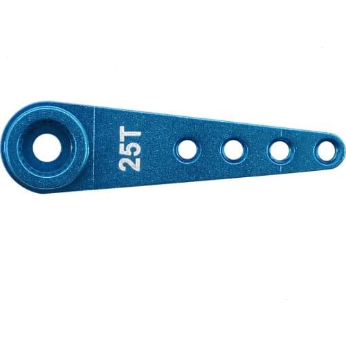 37mm blue alloy 25T Teeth steering half servo arm for 1/8 1/10 (Futaba savox Xcore HL HSP HD power Go tech) RC Hobby Model Car